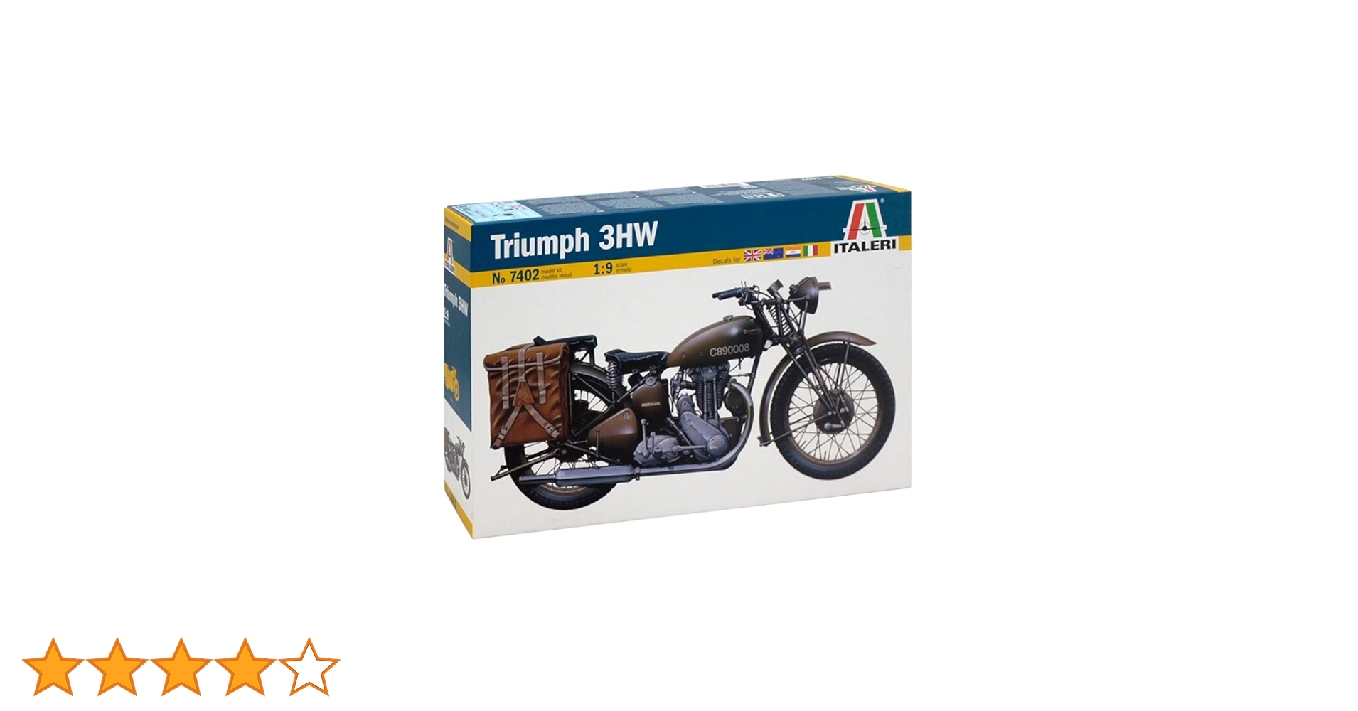 Amazon | Carson イタレリ 1/9 WW.II イギリス陸軍 軍用バイク